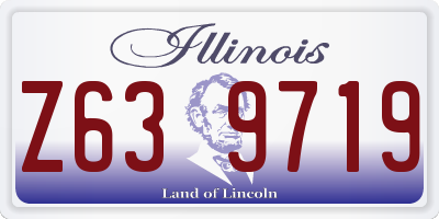 IL license plate Z639719