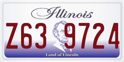 IL license plate Z639724