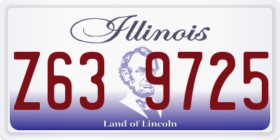 IL license plate Z639725