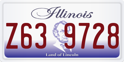 IL license plate Z639728