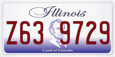 IL license plate Z639729