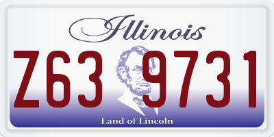 IL license plate Z639731