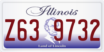 IL license plate Z639732