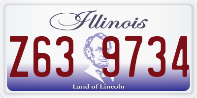 IL license plate Z639734