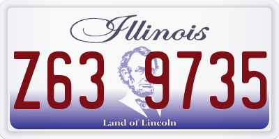 IL license plate Z639735