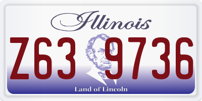 IL license plate Z639736