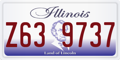 IL license plate Z639737