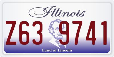 IL license plate Z639741