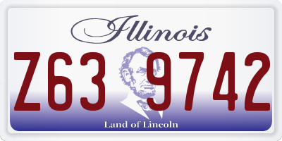 IL license plate Z639742