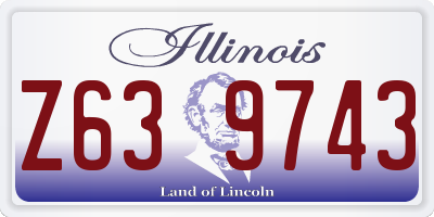 IL license plate Z639743