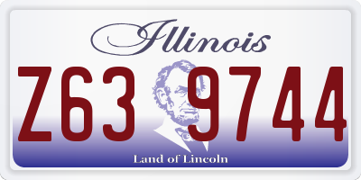 IL license plate Z639744