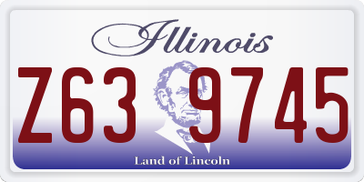 IL license plate Z639745