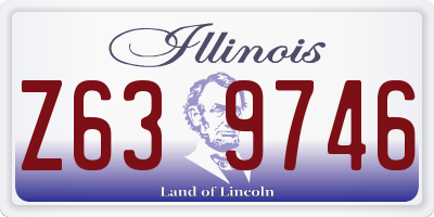 IL license plate Z639746