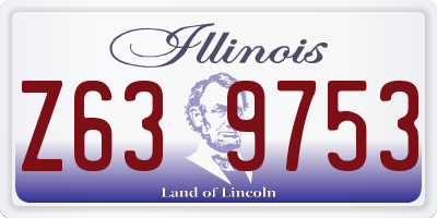 IL license plate Z639753