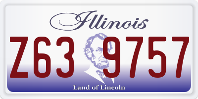 IL license plate Z639757
