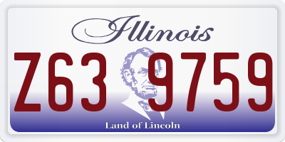 IL license plate Z639759