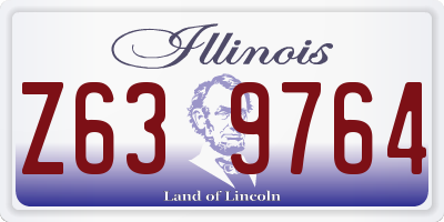 IL license plate Z639764