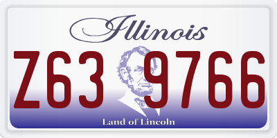 IL license plate Z639766