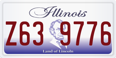 IL license plate Z639776