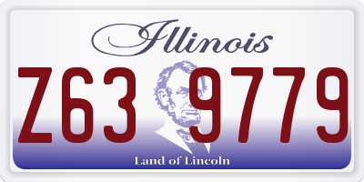IL license plate Z639779