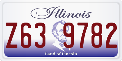 IL license plate Z639782