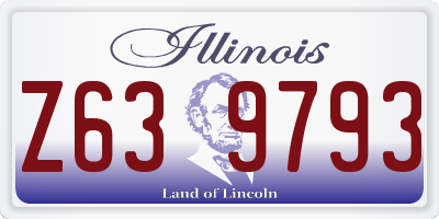 IL license plate Z639793