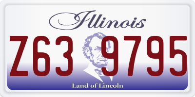 IL license plate Z639795
