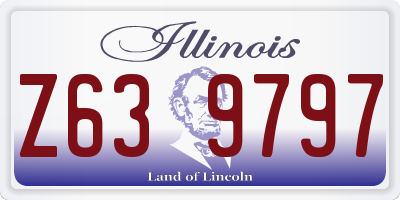 IL license plate Z639797