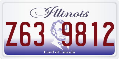 IL license plate Z639812