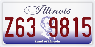 IL license plate Z639815