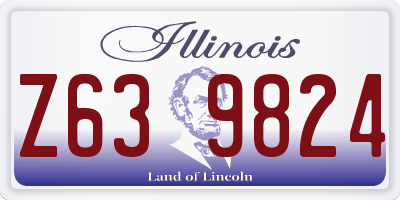 IL license plate Z639824