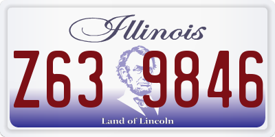 IL license plate Z639846