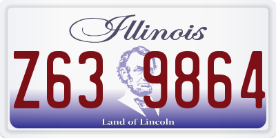 IL license plate Z639864