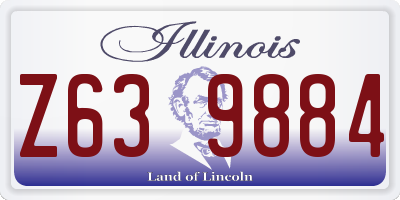 IL license plate Z639884