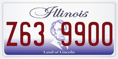 IL license plate Z639900