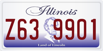IL license plate Z639901