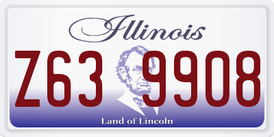 IL license plate Z639908