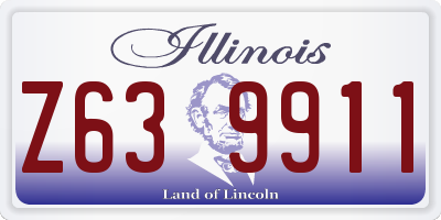 IL license plate Z639911