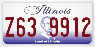 IL license plate Z639912