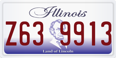 IL license plate Z639913