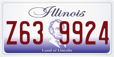 IL license plate Z639924