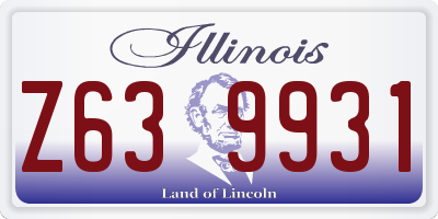 IL license plate Z639931