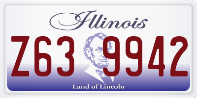 IL license plate Z639942