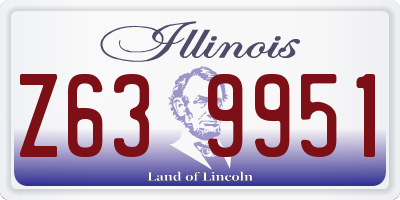 IL license plate Z639951