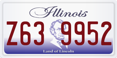 IL license plate Z639952