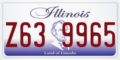 IL license plate Z639965