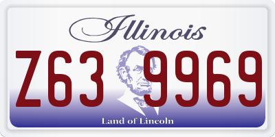 IL license plate Z639969