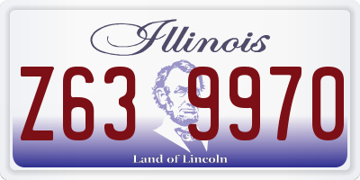 IL license plate Z639970