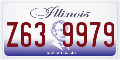 IL license plate Z639979