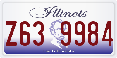 IL license plate Z639984